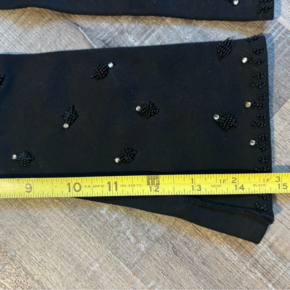 Vintage Black Beaded Gloves by Goebel’s - Picture 4 of 5